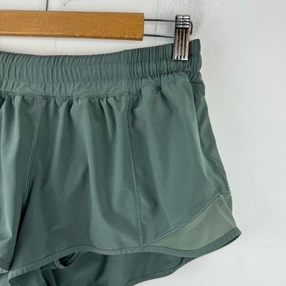 Lululemon Hotty Hot Short II 2.5" Dark Forest Lined Size 10 Athleisure Shorts - Picture 6 of 16